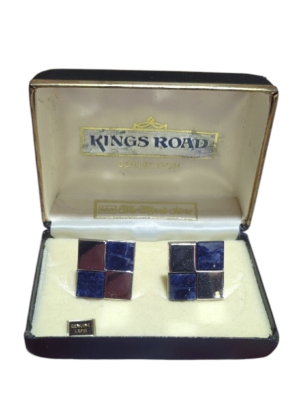Vintage Kings Road Lapis Lazuli Cufflinks – Sears Men’s Store